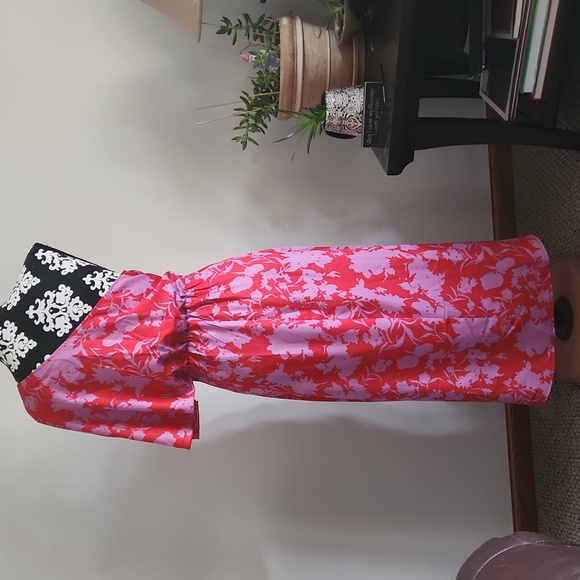 Memorial Day sale! Spring/Summer purplish pink and red one shoulder dress. - Picture 4 of 4
